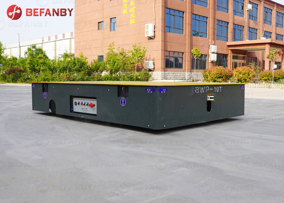 PU Wheel Battery Power Electric Transfer Carts 40 Tons