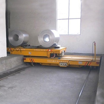 Χρησιμοποιημένο καροτσάκι ραγών μεταφοράς σπειρών εργοστασίων μπάρα τροφοδότησης 60 τόνος