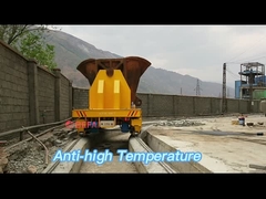 Αυτοκίνητο μεταφοράς δοχείων σκουριάς, ηλεκτρική κουτάλα που δίνει το κάρρο