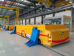 40 πηδαλιουχούμενων φορμών τόνοι κάρρων RGV, ηλεκτρικό αυτόματο καροτσάκι ραγών μεταφοράς