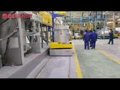 Κάρρο μεταφοράς επιτραπέζιων ραγών κυλίνδρων, με μπαταρίες καροτσάκι μεταφορών κυλίνδρων