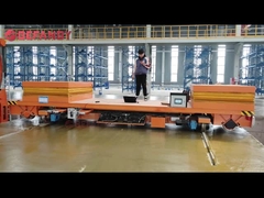 Κάθετο και οριζόντιο καρότσι μεταφοράς ανύψωσης ψαλιδιού, ηλεκτρικό καρότσι μεταφοράς υδραυλικής ανύψωσης