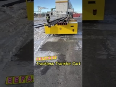 Ηλεκτρικό Trackless κάρρο μεταφοράς εργοστασίων, 10 πηδαλιουχούμενων μεταφοράς τόνοι κατασκευαστών καροτσακιών