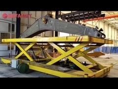 Ηλεκτρικό υδραυλικό φορτηγό μεταφοράς ανύψωσης 10 τόνων, εργοστασιακό βαρύ φορτίο κινητοποιημένης πλατφόρμας ανύψωσης