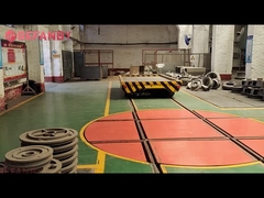 Μεγάλη χωρητικότητα τροχιά μεταφοράς καροτσάκια, προσαρμοσμένη μπαταρία σωλήνα εργοστάσιο μεταφοράς καροτσάκια