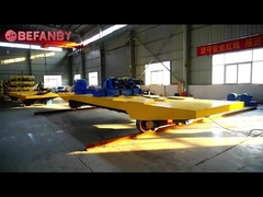 Προσαρμοσμένο φορτηγό μεταφοράς τρολεϊ, καλωδιακές τροχοί ηλεκτρικό φορτηγό μεταφοράς