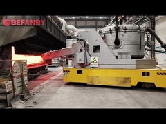 Προσαρμοσμένο 10T χωρίς σιδηροτροχιά μεταφορά καρότσι, συσκευή ανύψωσης για μεταφορά καρότσι χάλυβα εργοστασίων