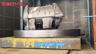 Καρότσι σιδηροδρομικής μεταφοράς βαρέως φορτίου 80 τόνων, ευέλικτο ηλεκτρικό τρόλε μεταφοράς σύνδεσης πολλαπλών κατευθύνσεων