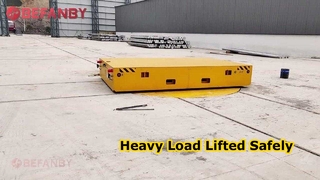 Προσαρμοσμένο καρότσι μεταφοράς σιδηροδρομικού πικάπ, δύο καρότσια μεταφοράς που συντονίζονται και συνδέονται μεταξύ τους