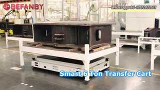 Προσαρμοσμένο όχημα πλοήγησης QR Code Automatic Guided Vehicle, Χωρητικότητα 6 Τόνων Trackless Cars Transfer