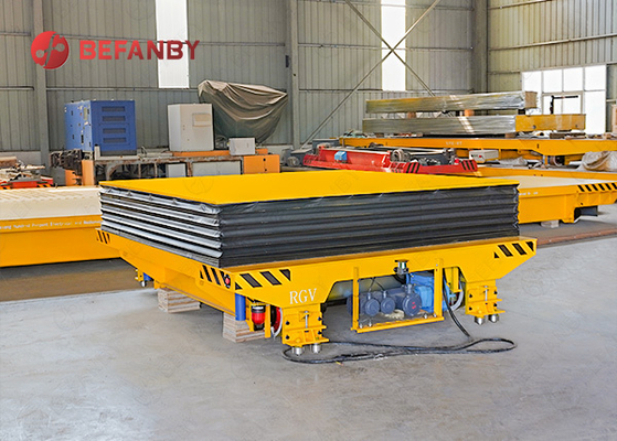 Motorized Railway Boiler Factory Ladle With Heat Proof Transfer Carts