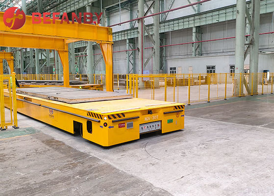 Heavy Load 30 Ton Remote Control Trackless Automatic Guided Vehicle