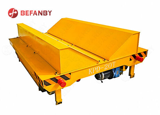Customized 20t Capacity Coil Rail Transfer Cart
