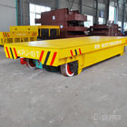 Steel Plant Battery Powered Carts Industrial , 30T Motorized Rail Cart