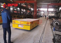 Self Propelled Trackless Transfer Cart Material Handling Trolleys 40 Tons With Battery