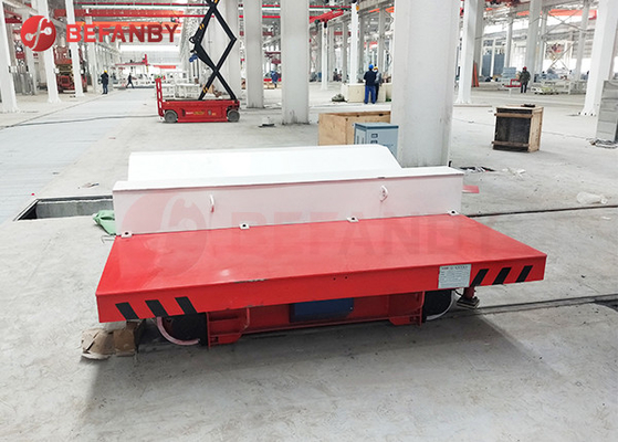 Motorized Electric Rail Transfer Coil Moving Trolley