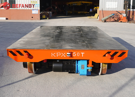 Factory Electric Flatbed Industrial Transfer Trolley