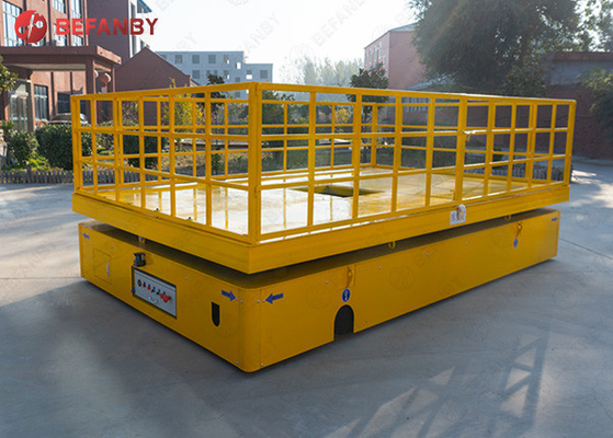 80T Load Steerable Transfer Trolley With Warning Alarm
