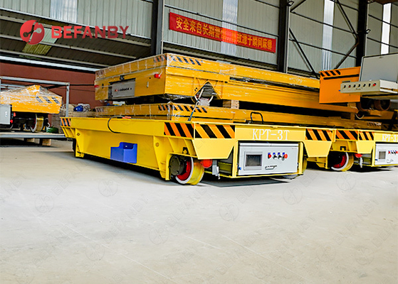 3 Tonne Electrical Rail-mounted Bogie System Transfer Vehicles