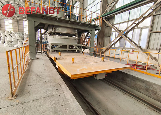 Customized Cement Plant Telecontrol Operate Turntable Transfer Trolley