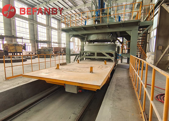 Customized Cement Plant Telecontrol Operate Turntable Transfer Trolley