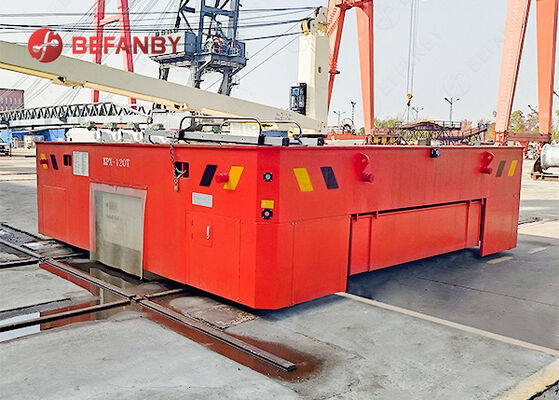 120 τόνων βαγόνι μεταφοράς σιδηροδρόμων με μπαταρία για οριζόντια και κατακόρυφη κίνηση