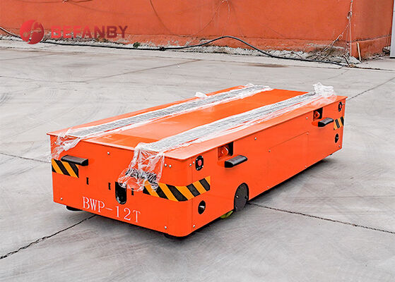 12 Τόνοι Ηλεκτροκίνητο Τραπέζι Μεταφοράς Χωρίς Ράγες με Ασύρματο Τηλεχειρισμό για Βιομηχανική Διακίνηση Υλικών
