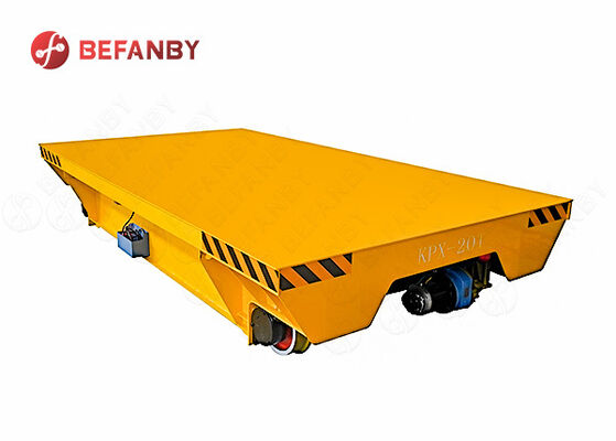 Professional Battery Rail Transfer Cart For Factory Handling