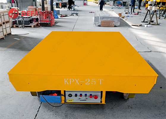 25 τόνων μπαταρία τροχός μεταφοράς σιδηροδρόμων με χυτοχάλυβα τροχούς για χειρισμό βαρέων φορτίων