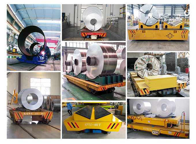 Ηλεκτρικό κάρρο μεταφοράς πλατφορμών της Κίνας για τη ράγα χειρισμός 15 τόνου σπειρών αλουμινίου